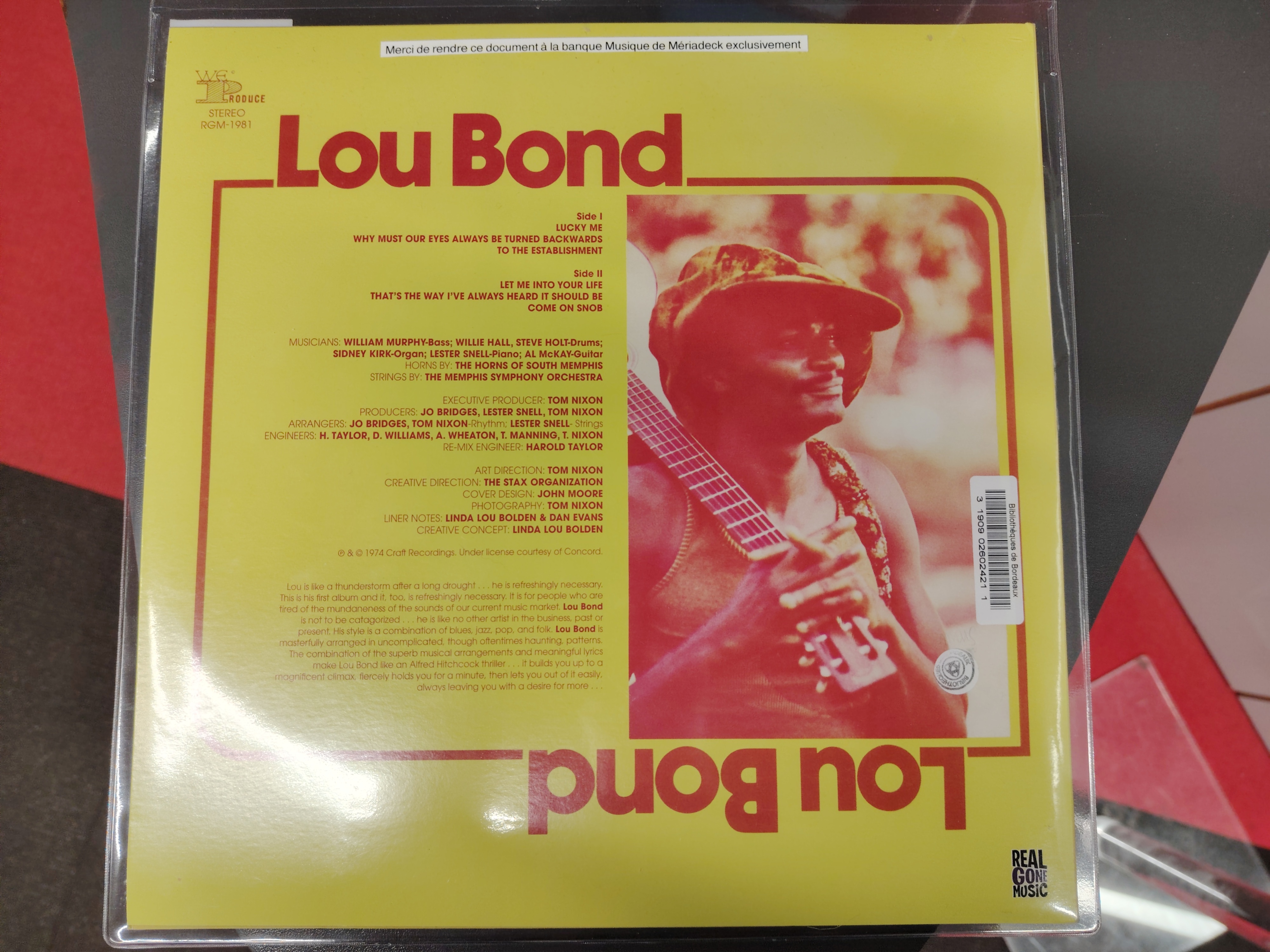 Lou Bond Verso