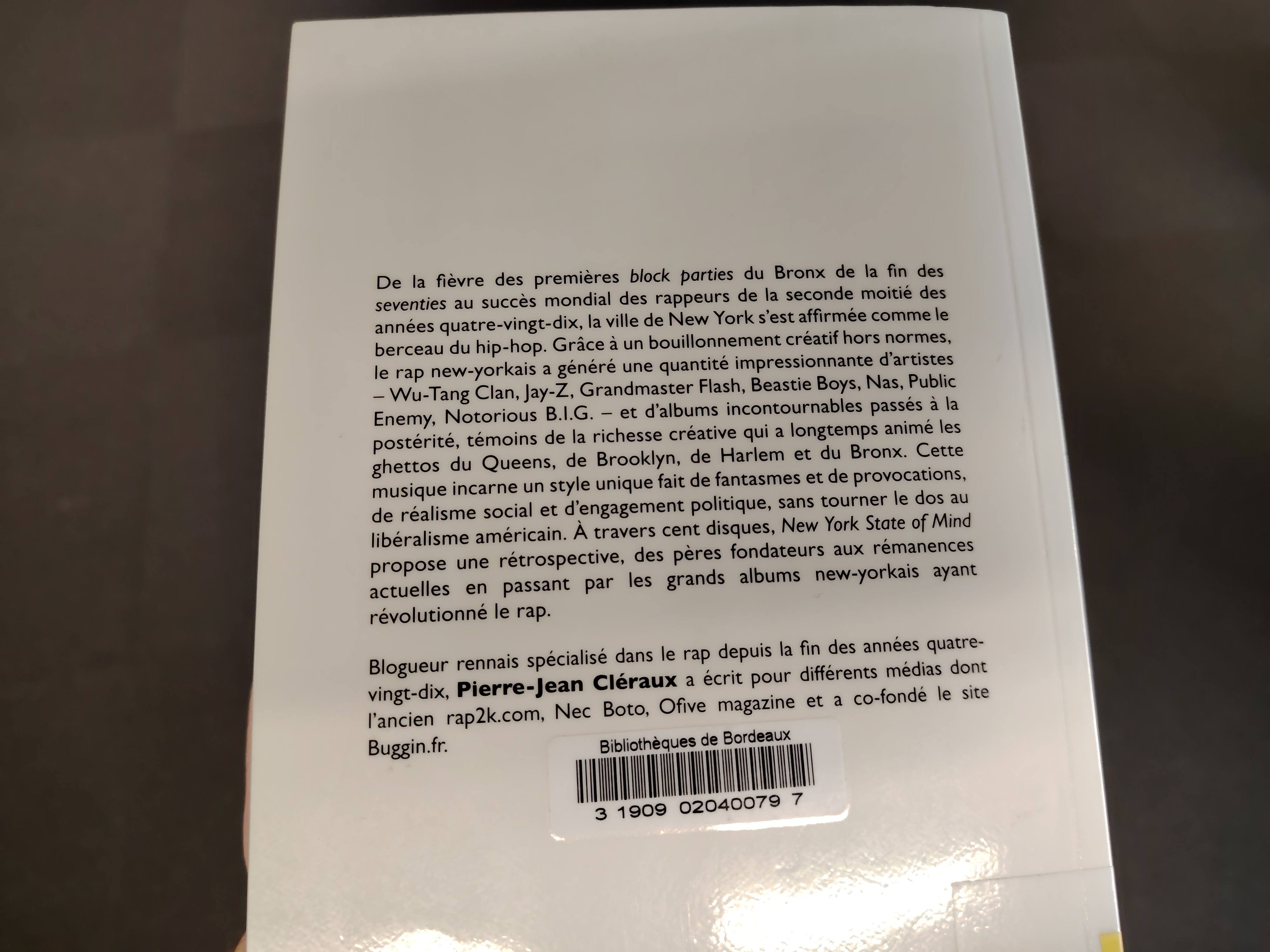 New York State of Mind Verso