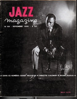 Miles Davis Jazz Magazine Rocher de Palmer