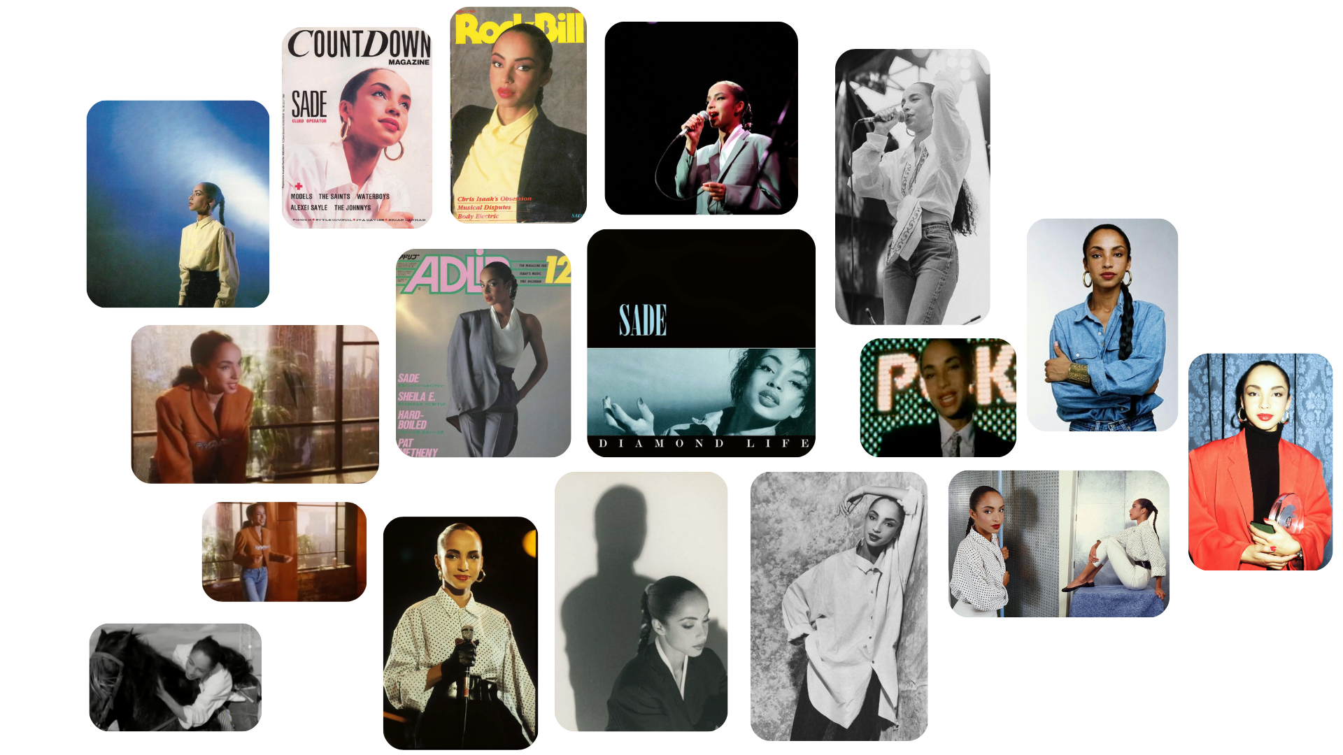 Sade Adu moodboard