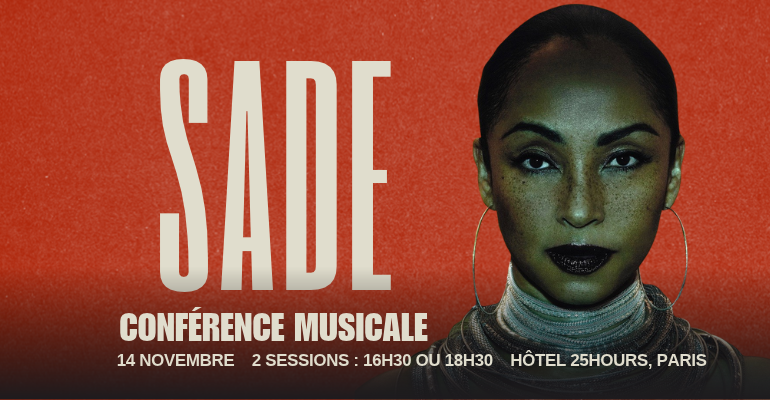 Sade: une conférence musicale pour démystifier une légende